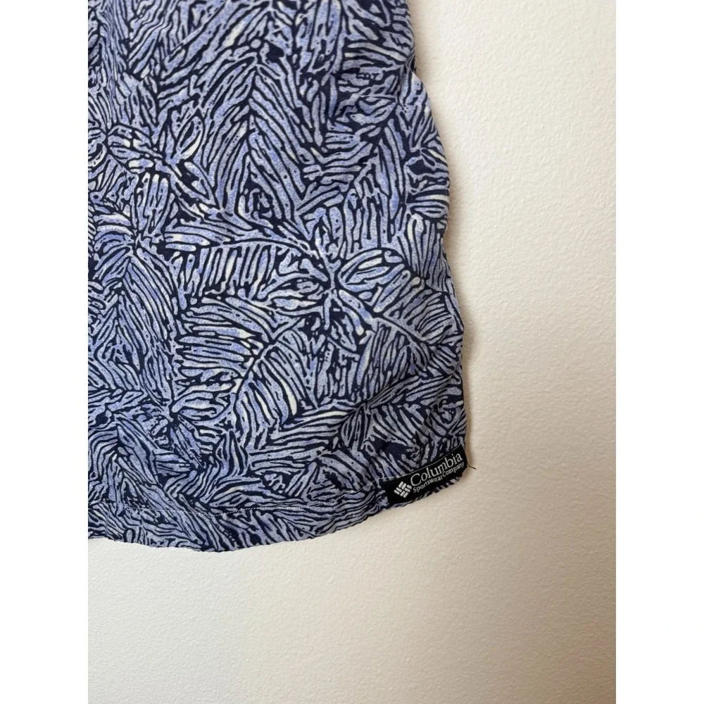 Columbia Size XL Womens Blue Belted‎ Buckle Pockets Activewear Outdoor Shorts